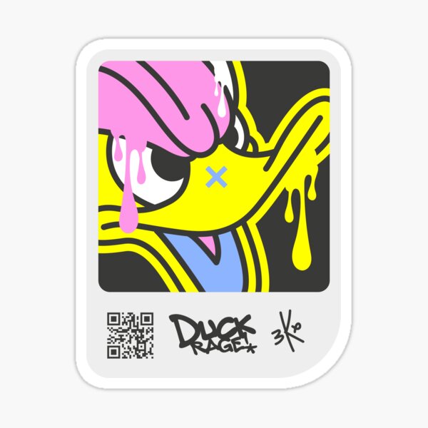 Duck Rage - Brutal Kortex Sticker