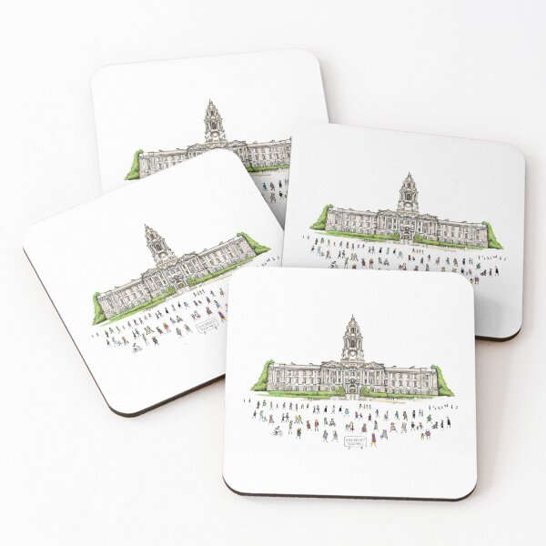 Item preview, Stockport Town Hall, Illustrated Tribute designed and sold by FoleyPottery.