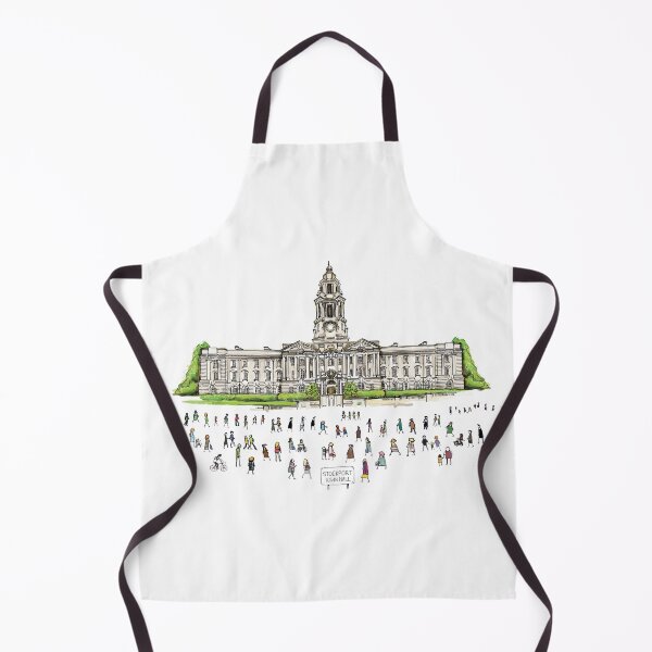 Item preview, Stockport Town Hall, Illustrated Tribute designed and sold by FoleyPottery.