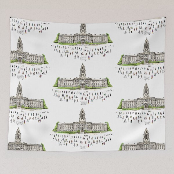 Item preview, Stockport Town Hall, Illustrated Tribute designed and sold by FoleyPottery.
