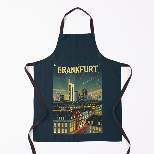 Item preview, A Vintage Travel Illustration of Frankfurt - Germany  designed and sold by GoodOldVintage.