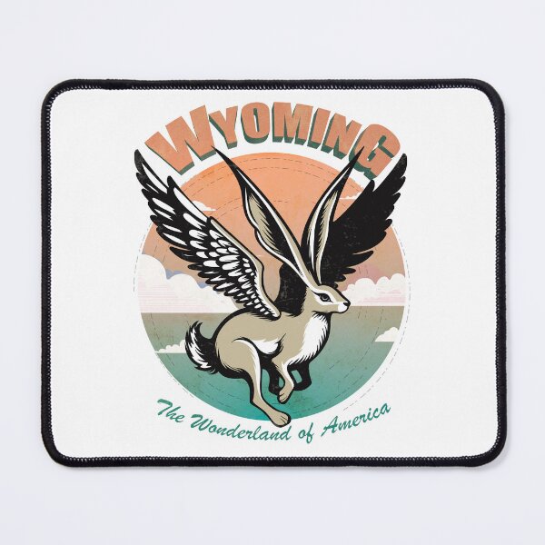 Item preview, Jackalope - Wyoming's Cryptid designed and sold by StandOutApparel.