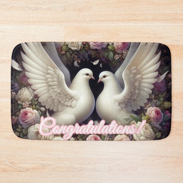 Item preview, Congratulations Bird Couple Floral designed and sold by Simplybe1.
