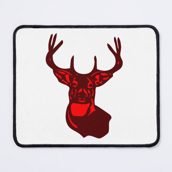 Item preview, Maroon and Orange Deer Head designed and sold by morgankeiky.