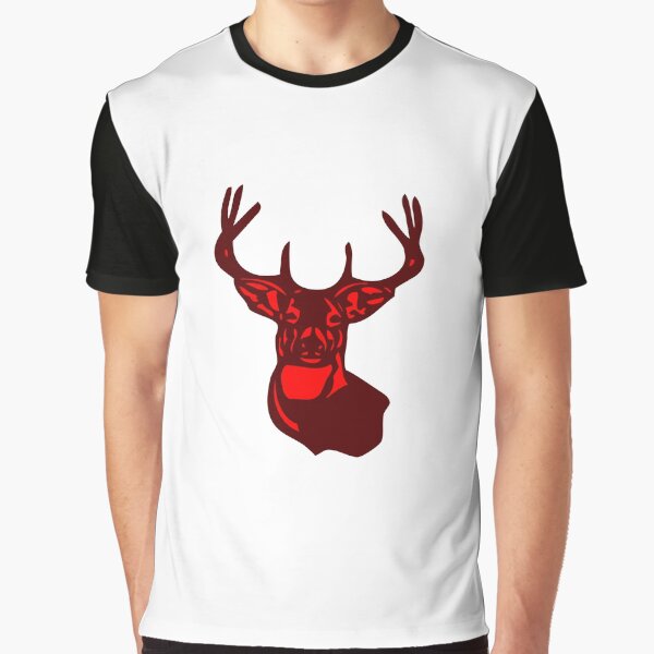 Item preview, Maroon and Orange Deer Head designed and sold by morgankeiky.