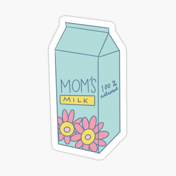 Item preview, Breast Milk / Mom's Milk - Pumping Motherhood Sticker designed and sold by Rydigiworks.