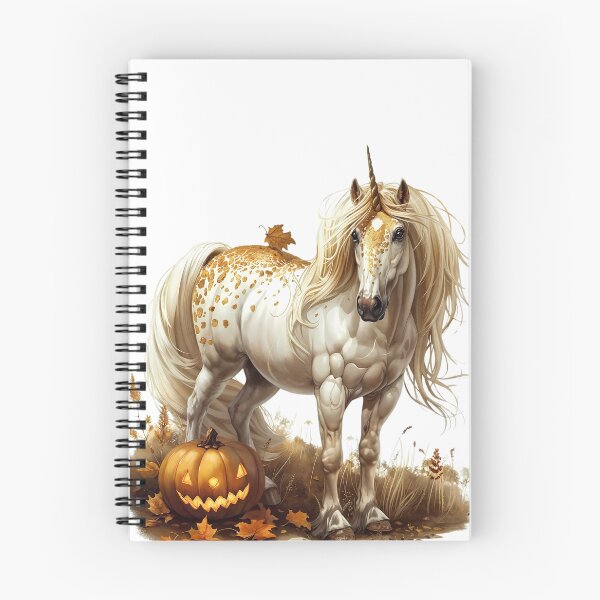 Item preview,  A snow white horse with pumpkins. Arabian horse lover designed and sold by Anastasiia Yurevych.