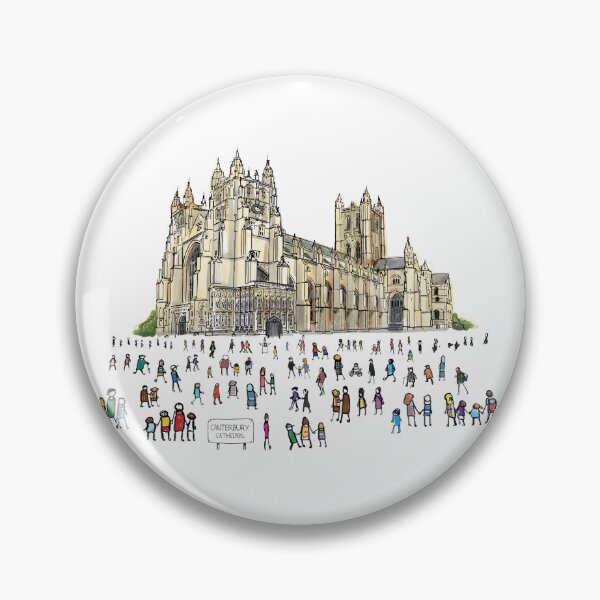 Item preview, Catedral de Canterbury, homenaje ilustrado designed and sold by FoleyPottery.