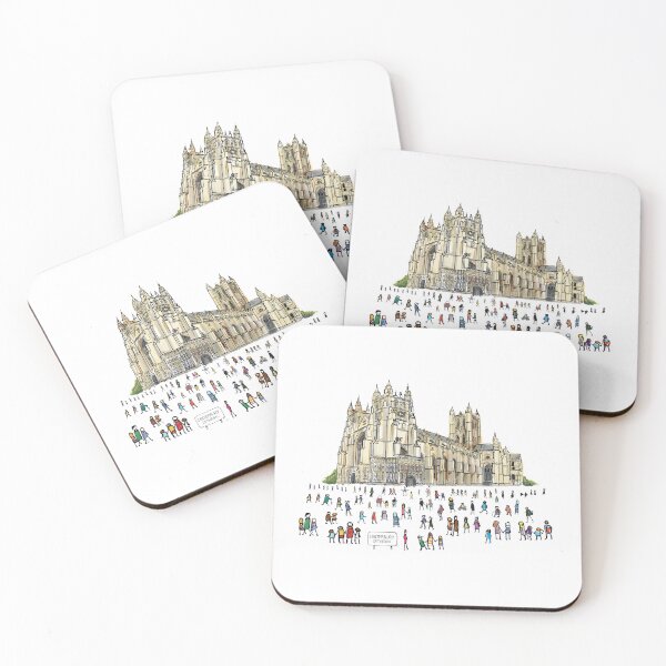 Item preview, Canterbury Cathedral, Illustrated Tribute designed and sold by FoleyPottery.