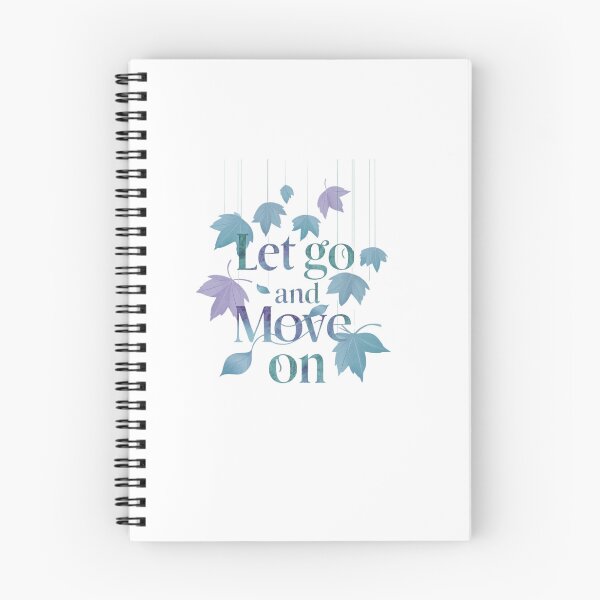 Item preview, Let Go and Move On Inspirational Leaves designed and sold by ArtByYunus.