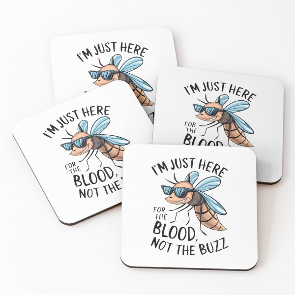 Item preview, Chill Mosquito with Sunglasses Just Wants Blood, Not Buzz designed and sold by SplashTastic.