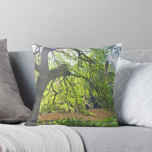 Item preview, Sunlit Tree Along The River designed and sold by LisaWootenPhoto.