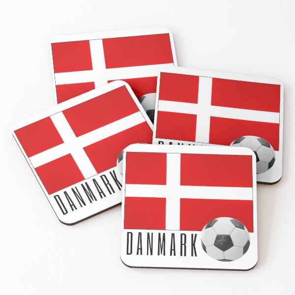 Item preview, Flag of Denmark with a Football designed and sold by Frasmosa.
