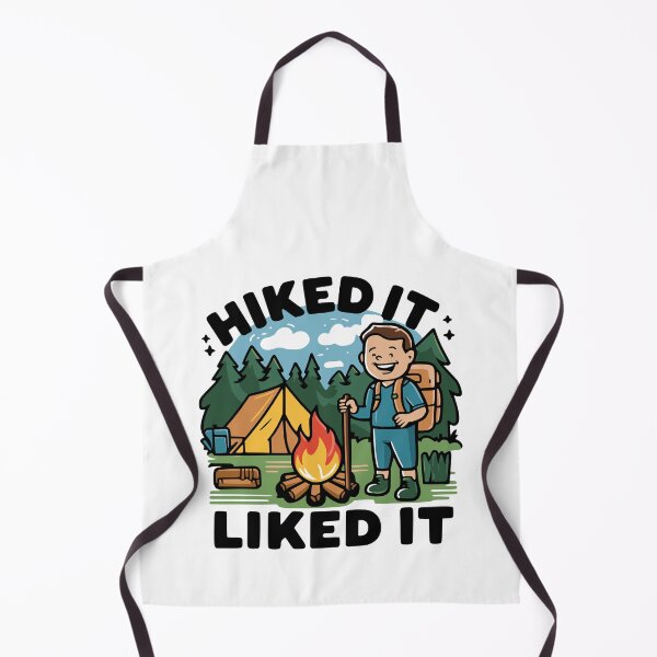 Item preview, Hiked It Liked It! Funny Hiking Cartoon designed and sold by PMCreative.