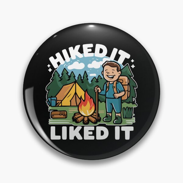 Item preview, Hiked It Liked It! Fun Hiking Cartoon designed and sold by PMCreative.