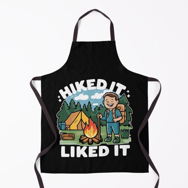 Item preview, Hiked It Liked It! Fun Hiking Cartoon designed and sold by PMCreative.