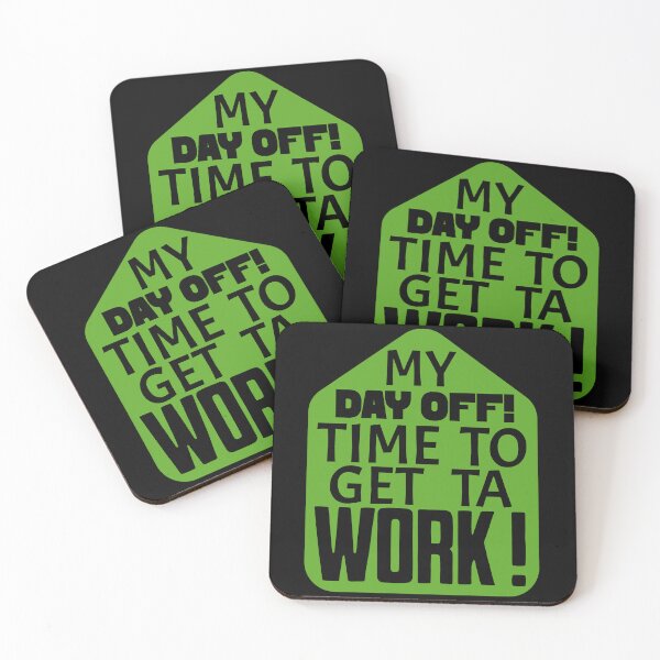 Item preview, Day OFF! Get to WORK! (Green Design) designed and sold by potluck.