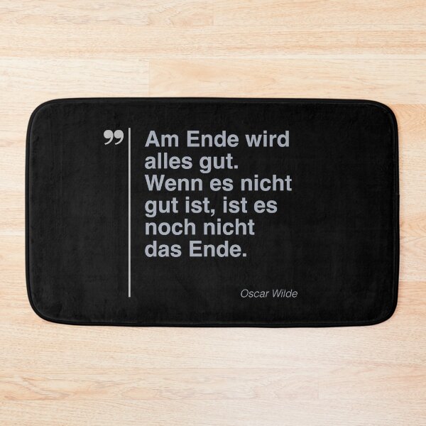 Item preview, Oscar Wilde Zitat über das Leben auf deutsch designed and sold by CMYKStudio.