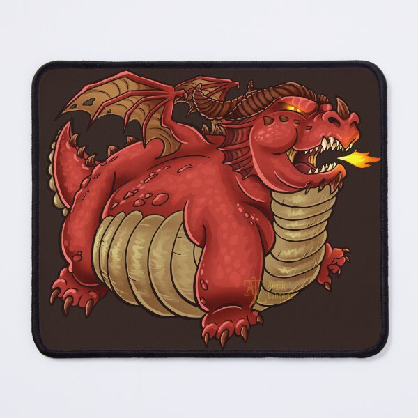 Item preview, Fat Red Dragon designed and sold by ArtbyAnyse.