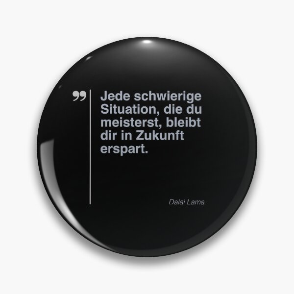 Item preview, Dalai Lama Zitat über das Leben auf deutsch designed and sold by CMYKStudio.