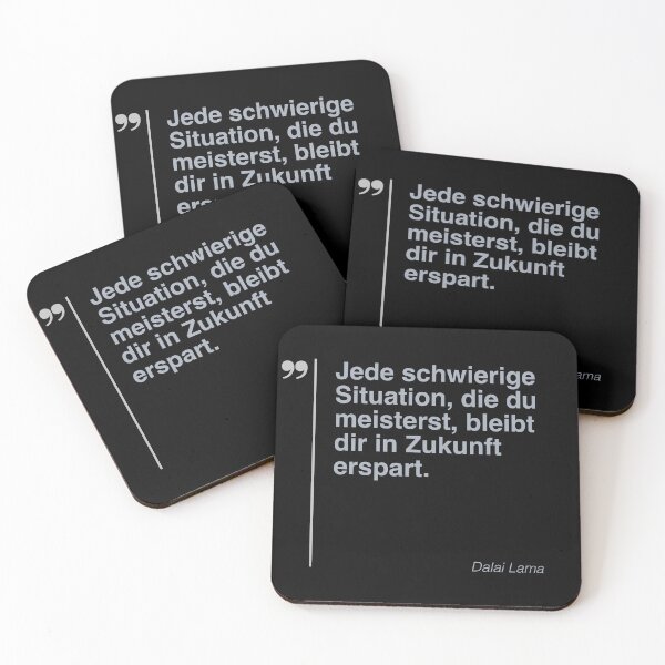 Item preview, Dalai Lama Zitat über das Leben auf deutsch designed and sold by CMYKStudio.