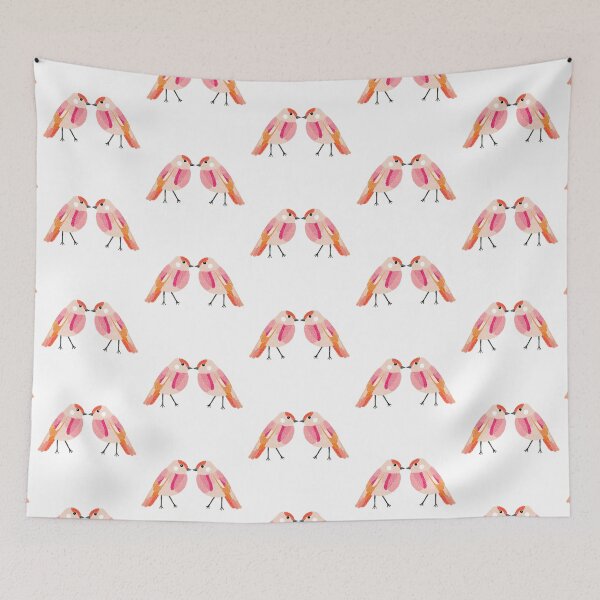 Item preview, Pink birds designed and sold by Ana Gorozpe.