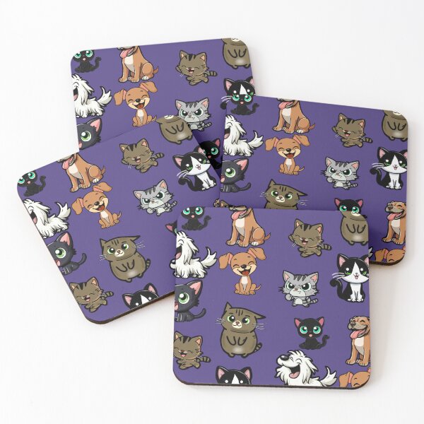 Item preview, Cat and dog family  designed and sold by Linucciomiao.