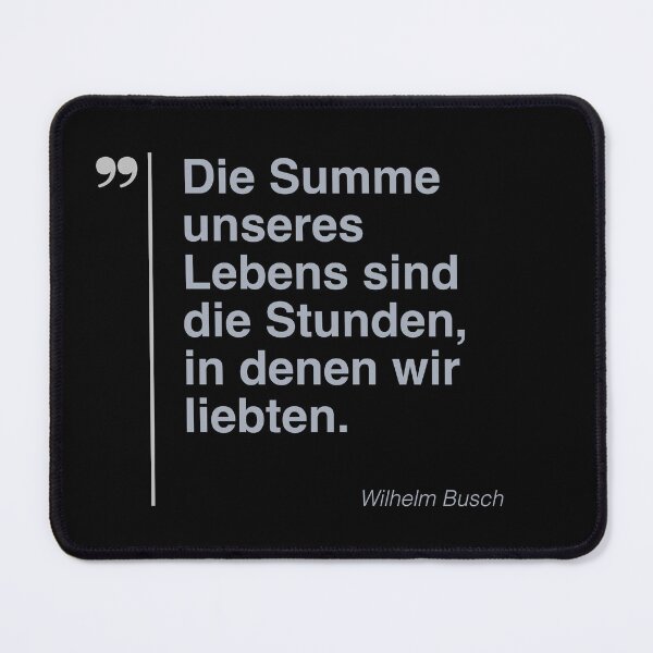 Item preview, Wilhelm Busch Zitat über das Leben auf deutsch designed and sold by CMYKStudio.