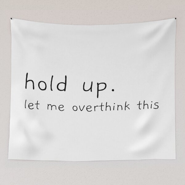 Item preview, Hold Up. Let Me Overthink This. designed and sold by ZenStitchMotifs.