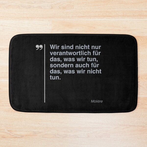 Item preview, Molière  Zitat über das Leben auf deutsch designed and sold by CMYKStudio.