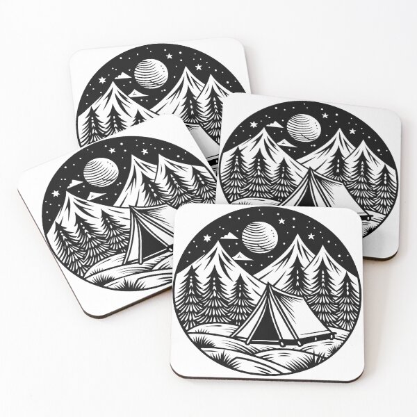 Item preview, camping in the mountains designed and sold by jkrphoto.