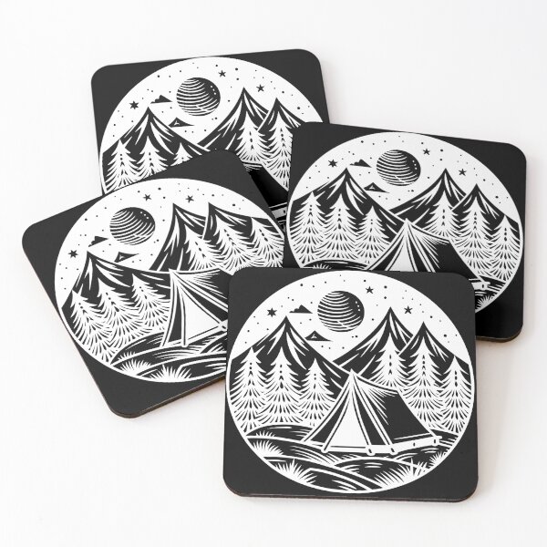 Item preview, camping in the mountains designed and sold by jkrphoto.