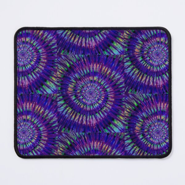 Item preview, Purples and Rainbow tiled design Tie Dye Hippie Dead head psychedelic trippy art designed and sold by AuroraXGreen.