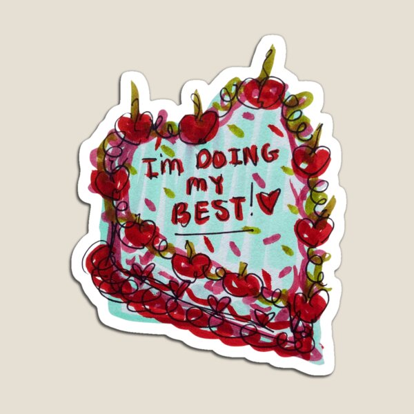 Item preview, Aesthetic Cake with Quote designed and sold by livebrave3.