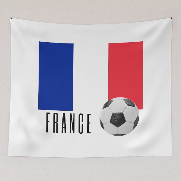Item preview, Flag of France with a Football designed and sold by Frasmosa.