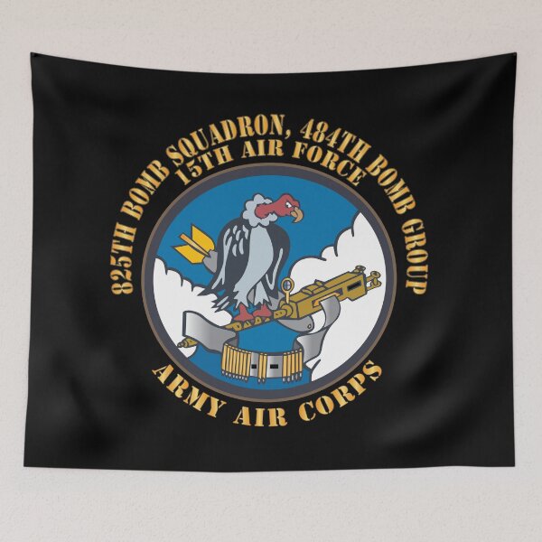 Item preview, 825th Bomb Squadron, 484th Bomb Group - 15th AAF - V2 Color w Txt X 300 designed and sold by Military Insignia Products.