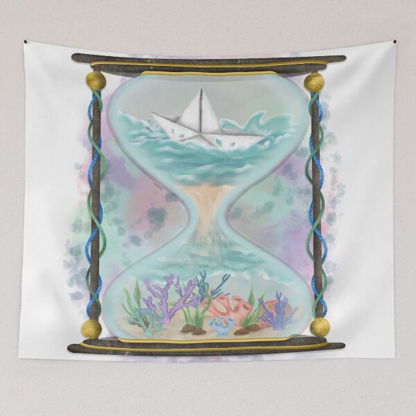 Item preview, Ebb and Flow of Time designed and sold by AdriaCaps Art & Design.