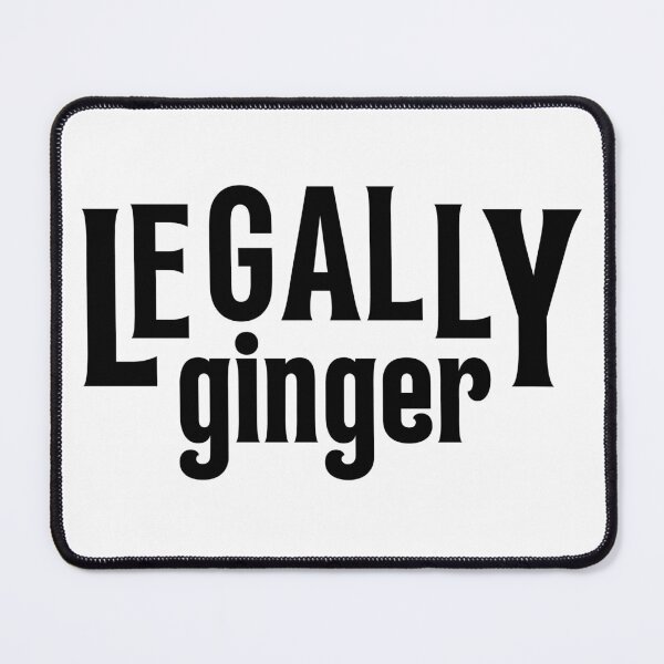 Item preview, Legally Ginger Black & White designed and sold by ashleygus.