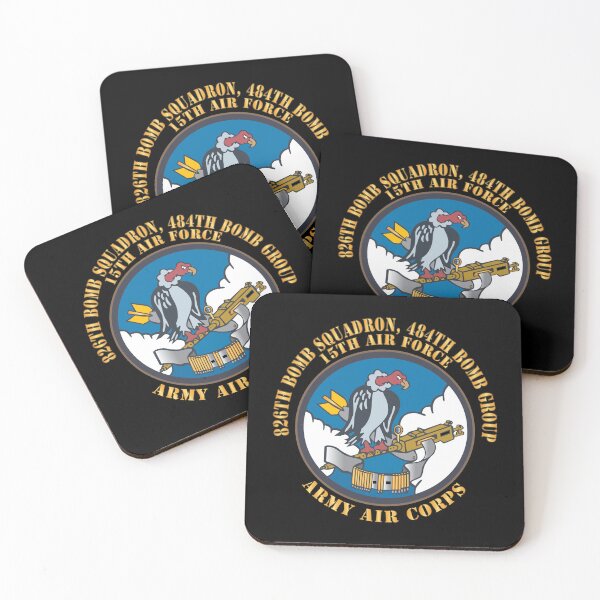 Item preview, 826th Bomb Squadron, 484th Bomb Group - 15th AAF - V2 Color w Txt X 300 designed and sold by Military Insignia Products.