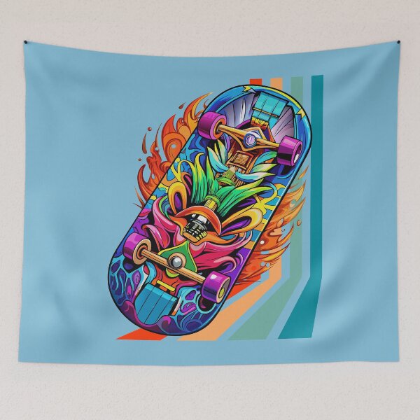 Item preview, Graffiti Skate Deck designed and sold by SebTees.