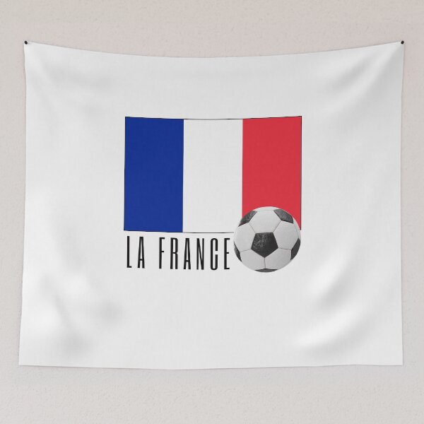 Item preview, Flag of France with a Football designed and sold by Frasmosa.