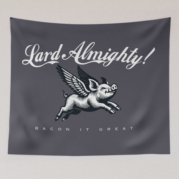 Item preview, Lard Almighty! White designed and sold by dtkindling.