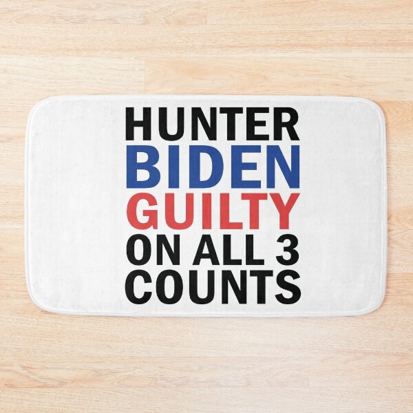 Item preview,  Hunter Biden Guilty on All 3 Counts  designed and sold by anaotradnova.