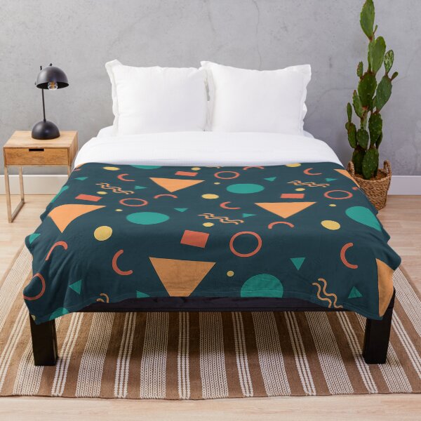 Item preview, Multi-Coloured Fractal Memphis Pattern designed and sold by PatternsPalette.