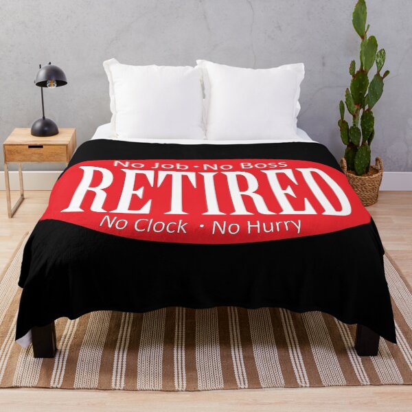 Item preview, Retired - No Boss - No Job - Red - Black - White X 300 designed and sold by Military Insignia Products.