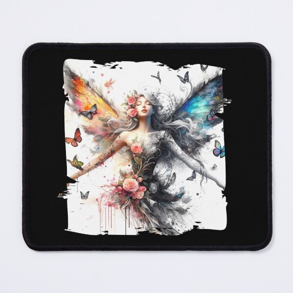 Item preview, Abstract Angel Woman Among Butterflies designed and sold by Hungry-Murphy.
