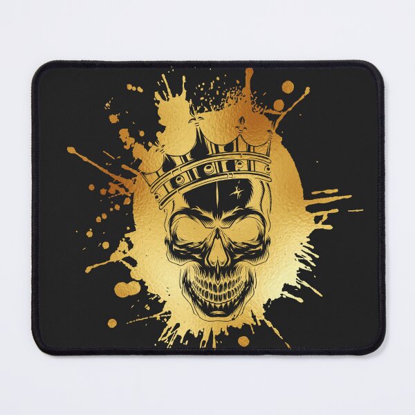 Item preview, The skull in the gold background  designed and sold by JoraArt.