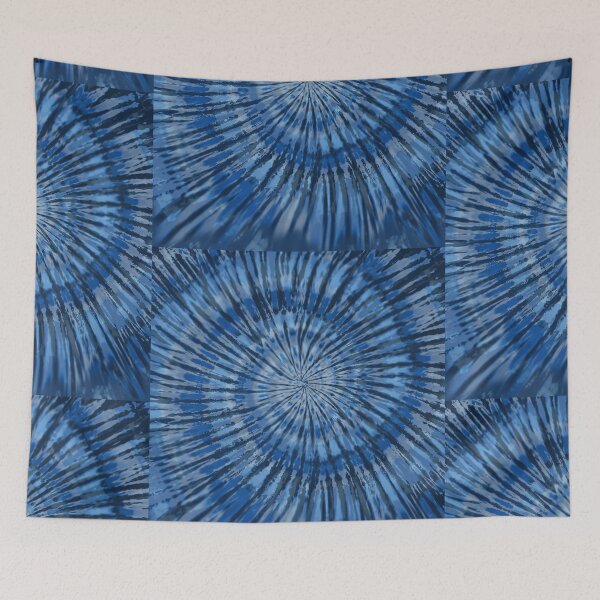 Item preview, Indigo Blue tie dye spiral designed and sold by AuroraXGreen.