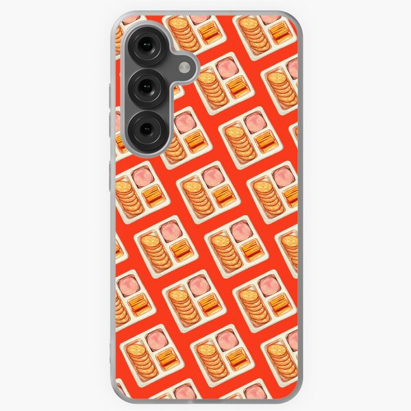 Vista previa del artículo con la obra «Patrón de merienda de almuerzo - Rojo», diseñado y vendido por Kelly  Gilleran.