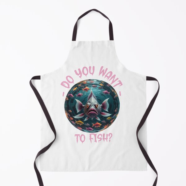 Item preview, Creepy Weird Scary Fish "Do you want to fish?" designed and sold by EmeraldCauldren.